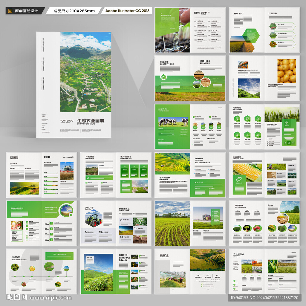 农业合作社画册