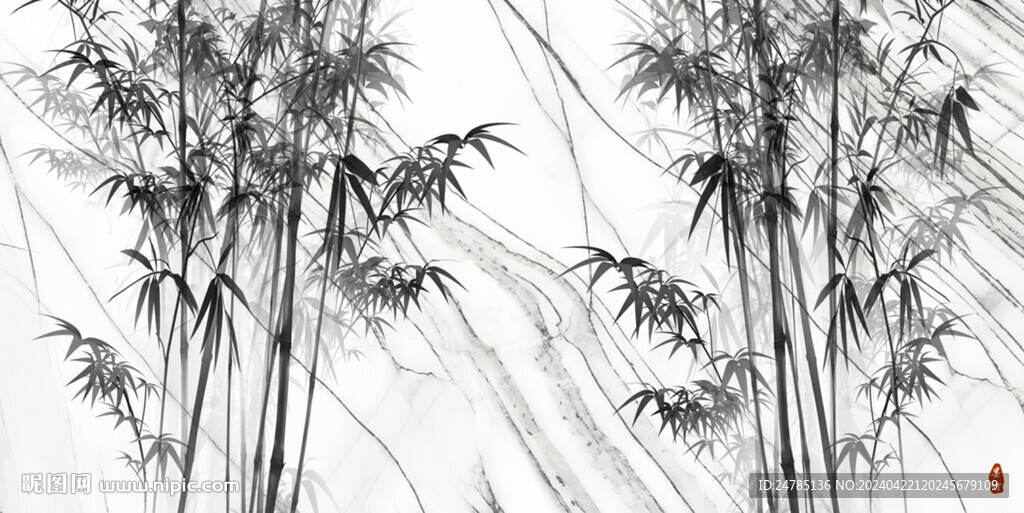 水墨竹子