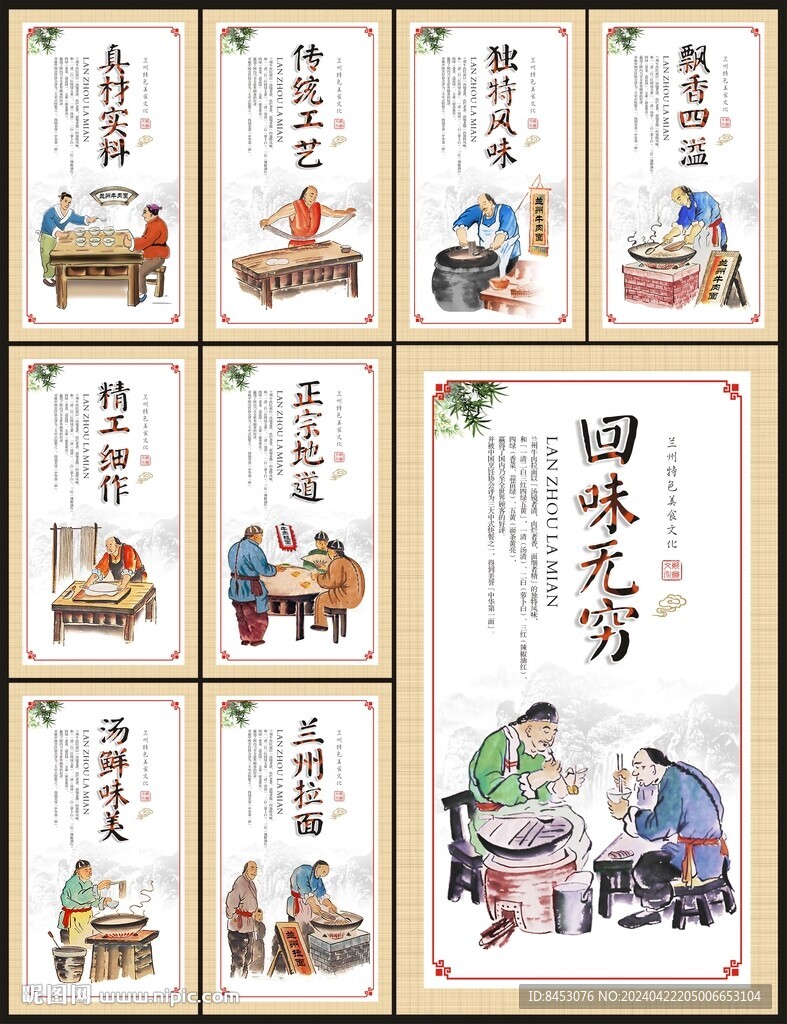 兰州拉面海报