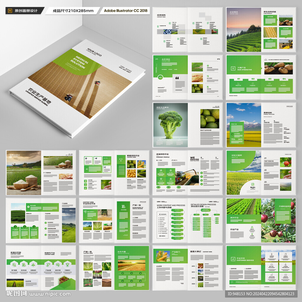 农产品宣传册