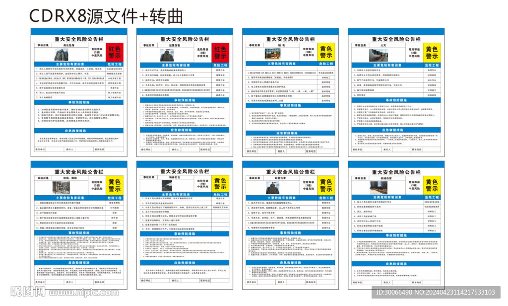 安全风险告示牌