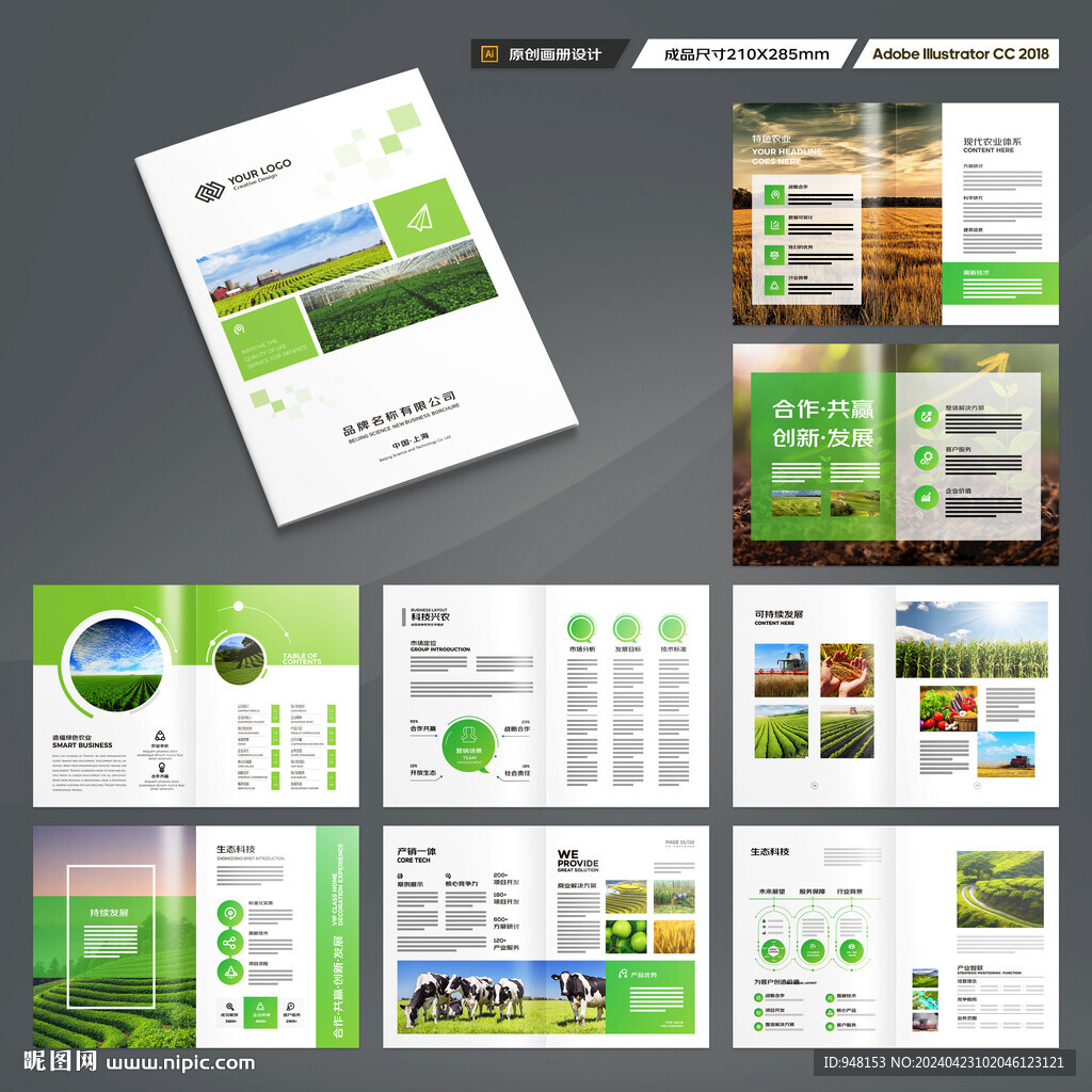 农业合作社画册