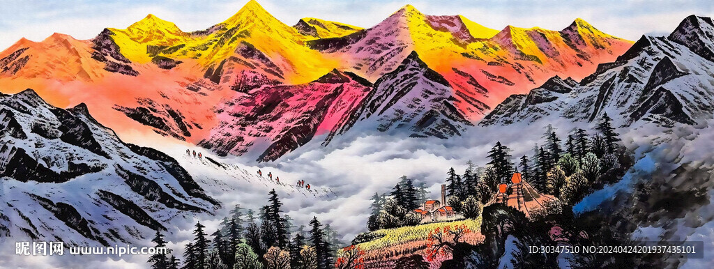 日照金山