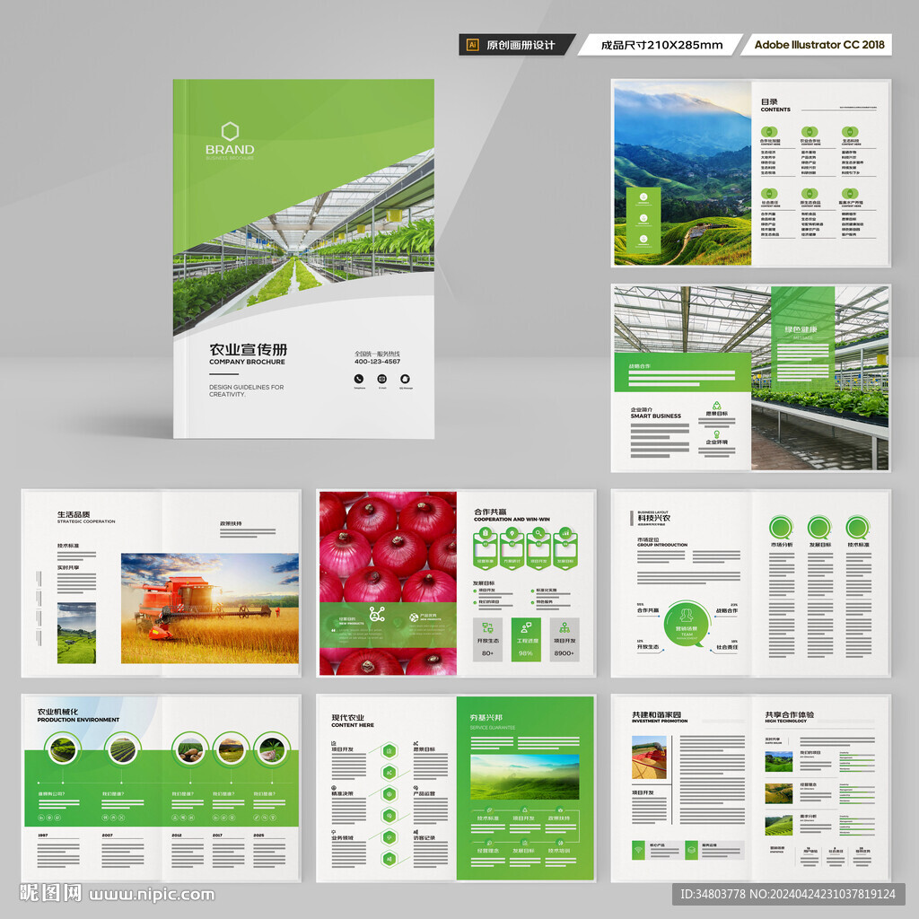 农业合作社画册