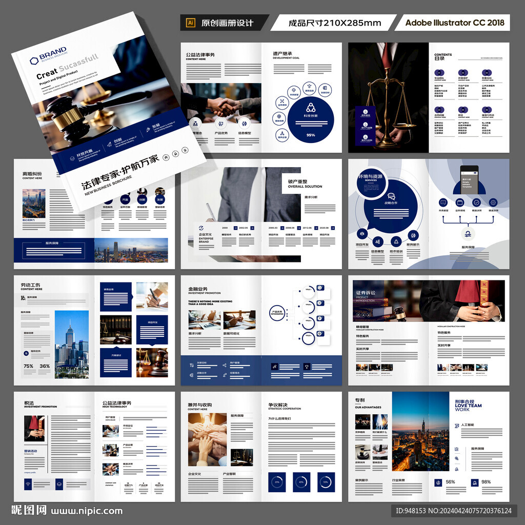 大气律师事务所画册