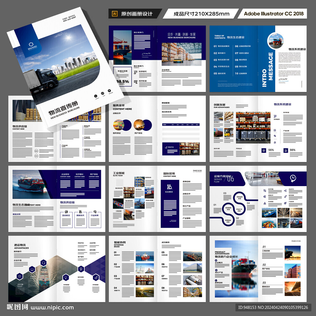 物流公司画册
