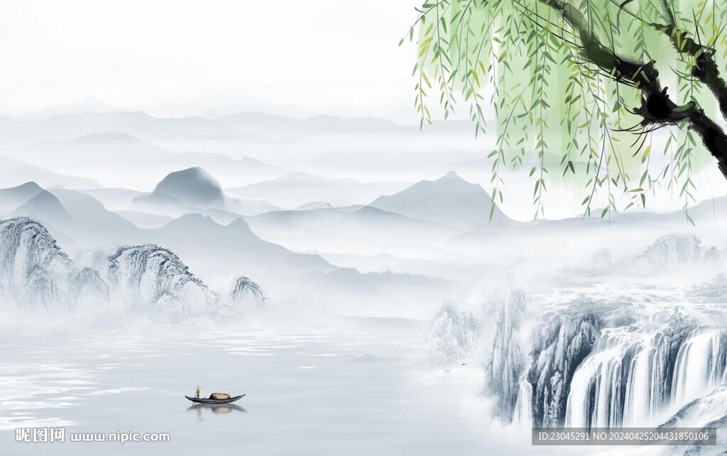 新中式背景墙