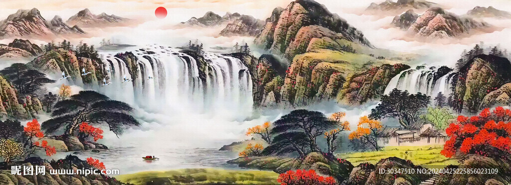 山水风景画