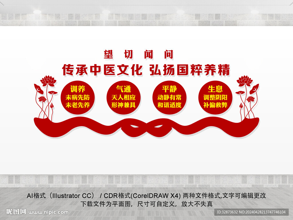 中医养生文化墙
