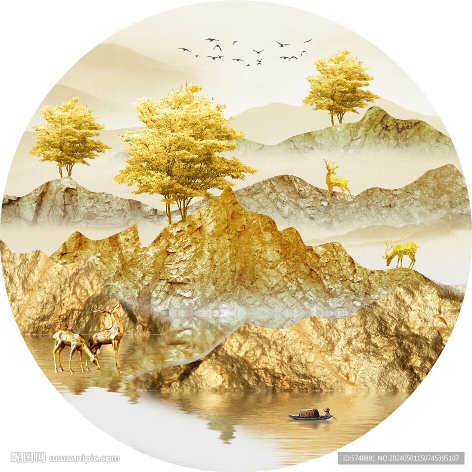 金山麋鹿发财树