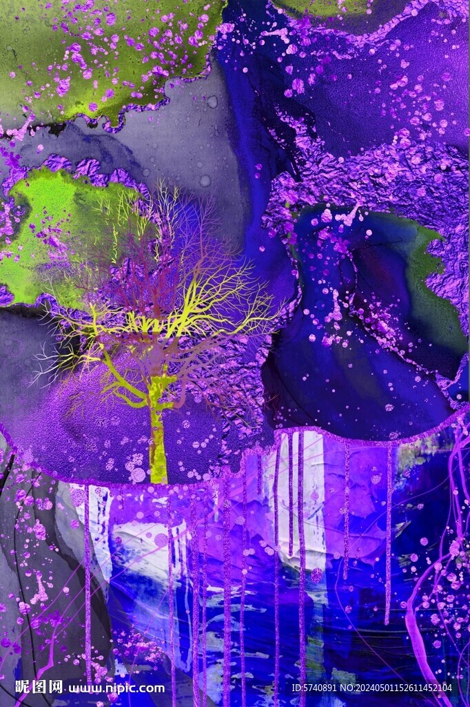 高端抽象油画