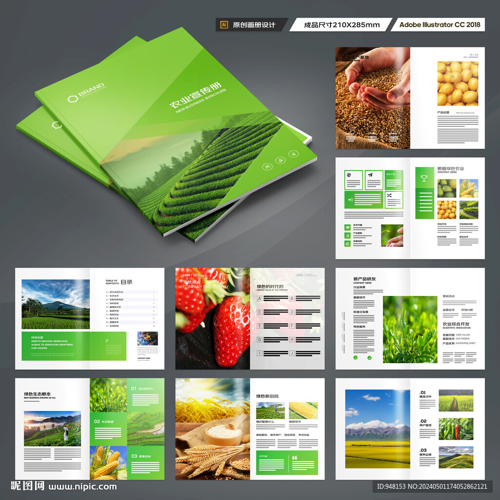 农产品宣传册