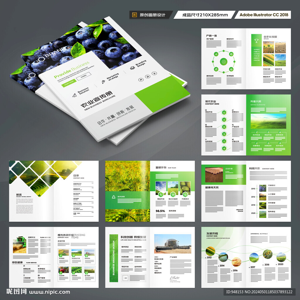 农业合作社画册
