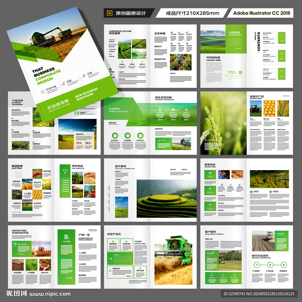 农产品宣传册