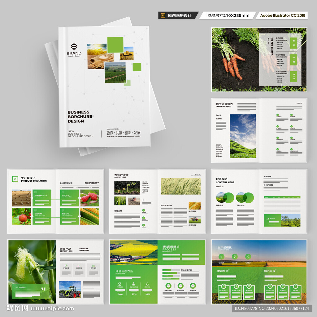 农业合作社画册