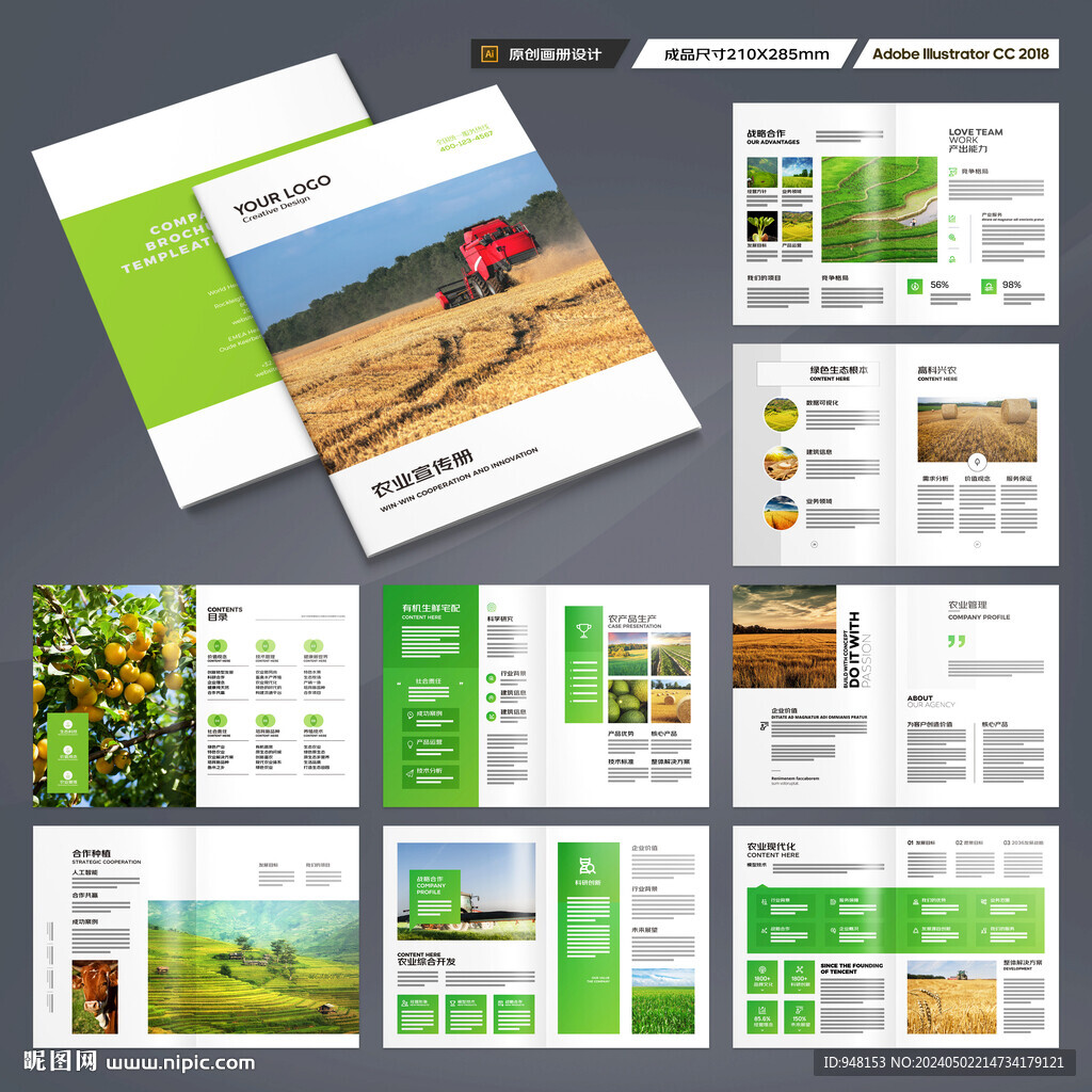 农产品宣传册