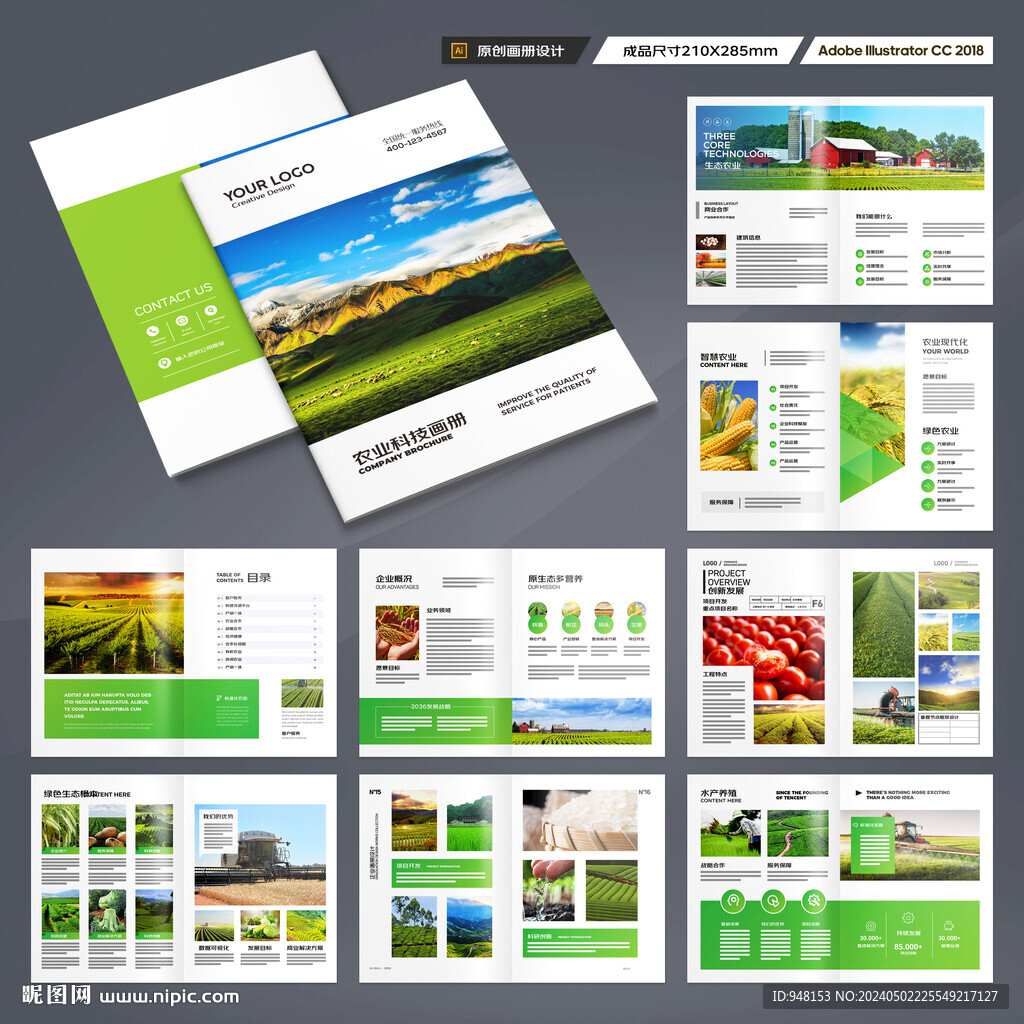农产品宣传册