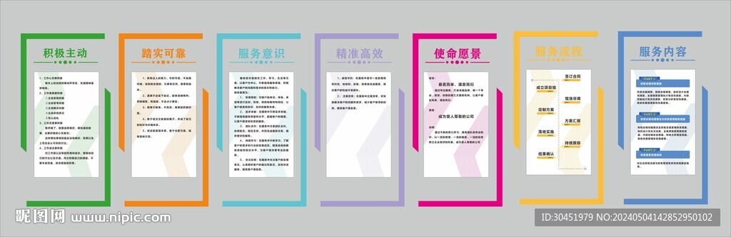 文化墙展板  