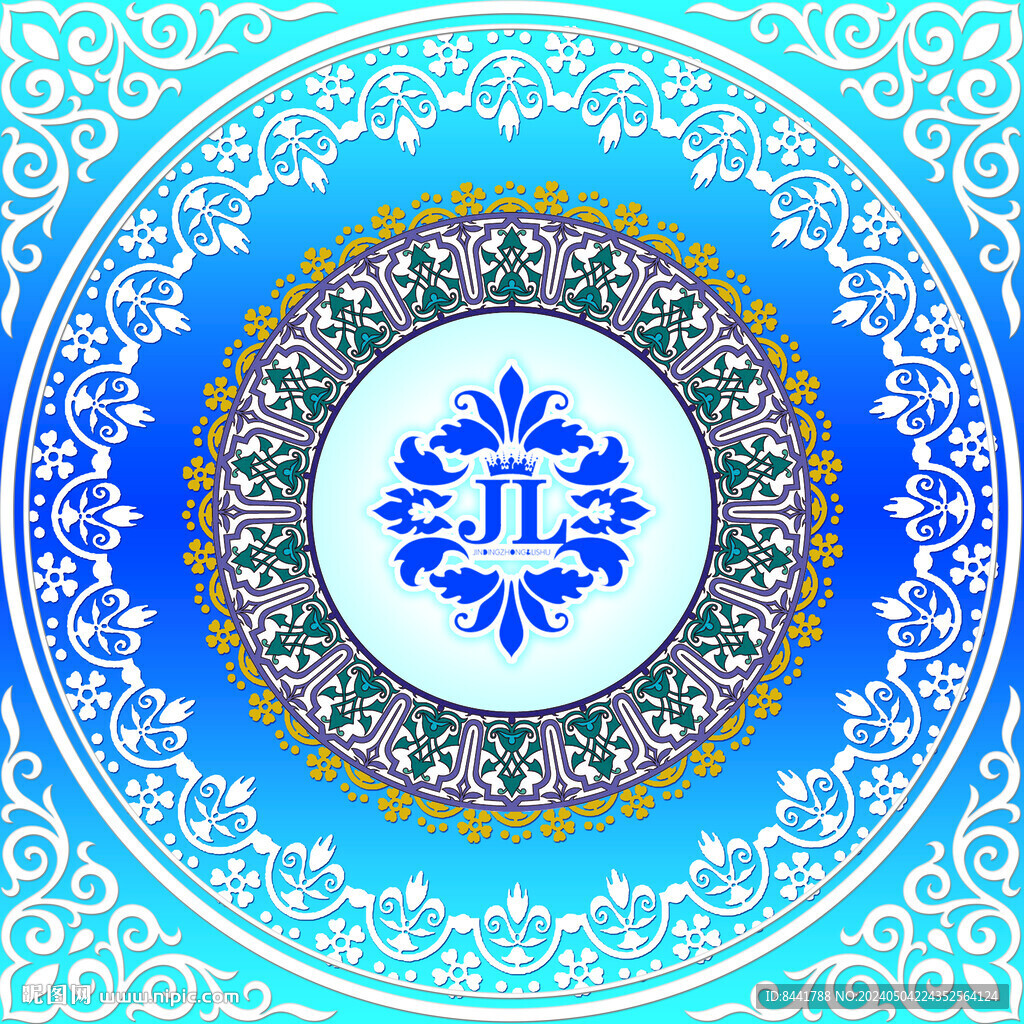 现代花纹