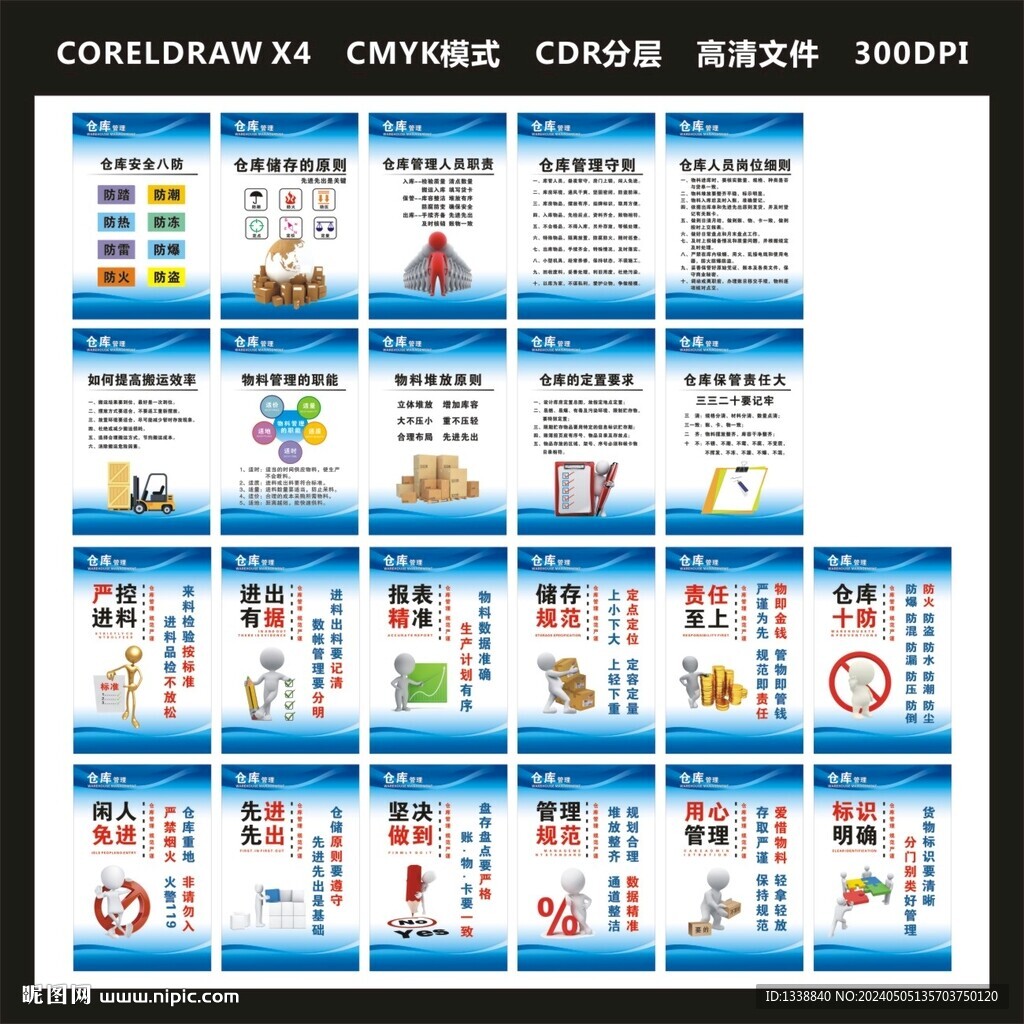 仓库管理安全八防储存原则