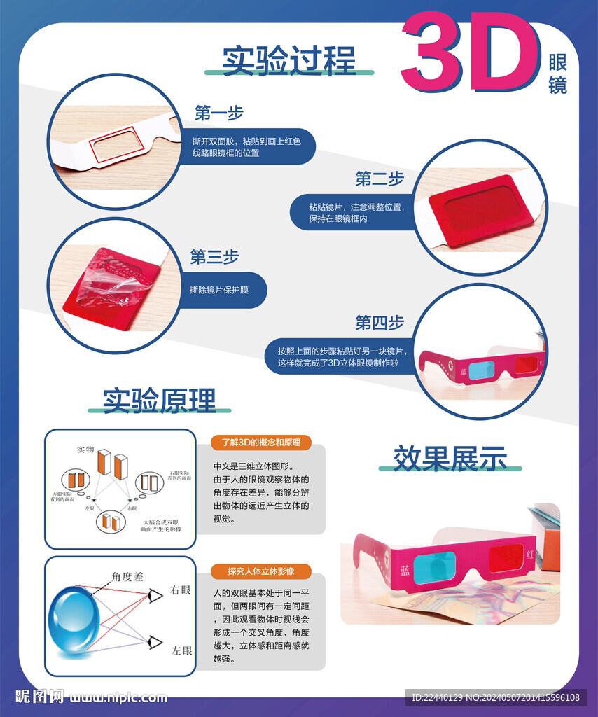 3D眼镜手工