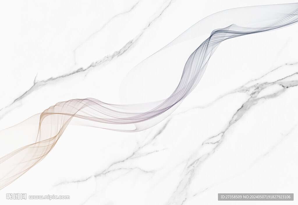 大理石飘带背景墙