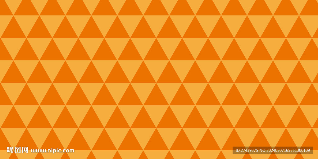 橙黄色三角形背景