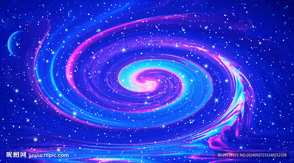 高清唯美宇宙旋涡星空