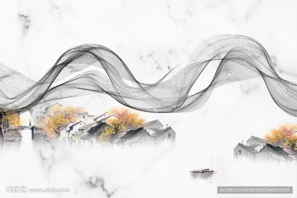 新中式山水画