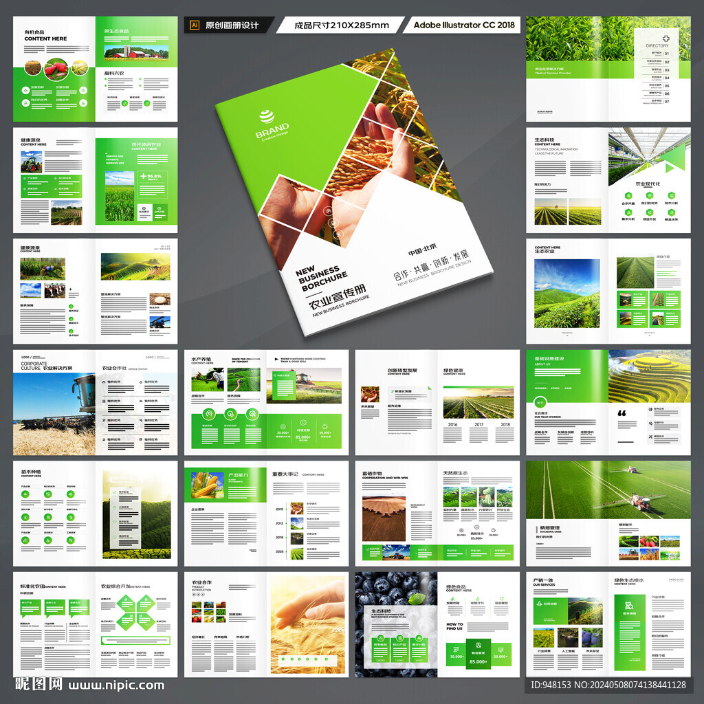 农业合作社画册