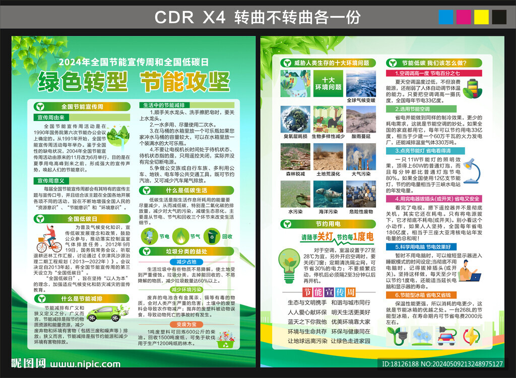 全国节能宣传周宣传单