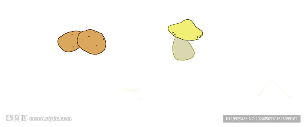 土豆和蘑菇