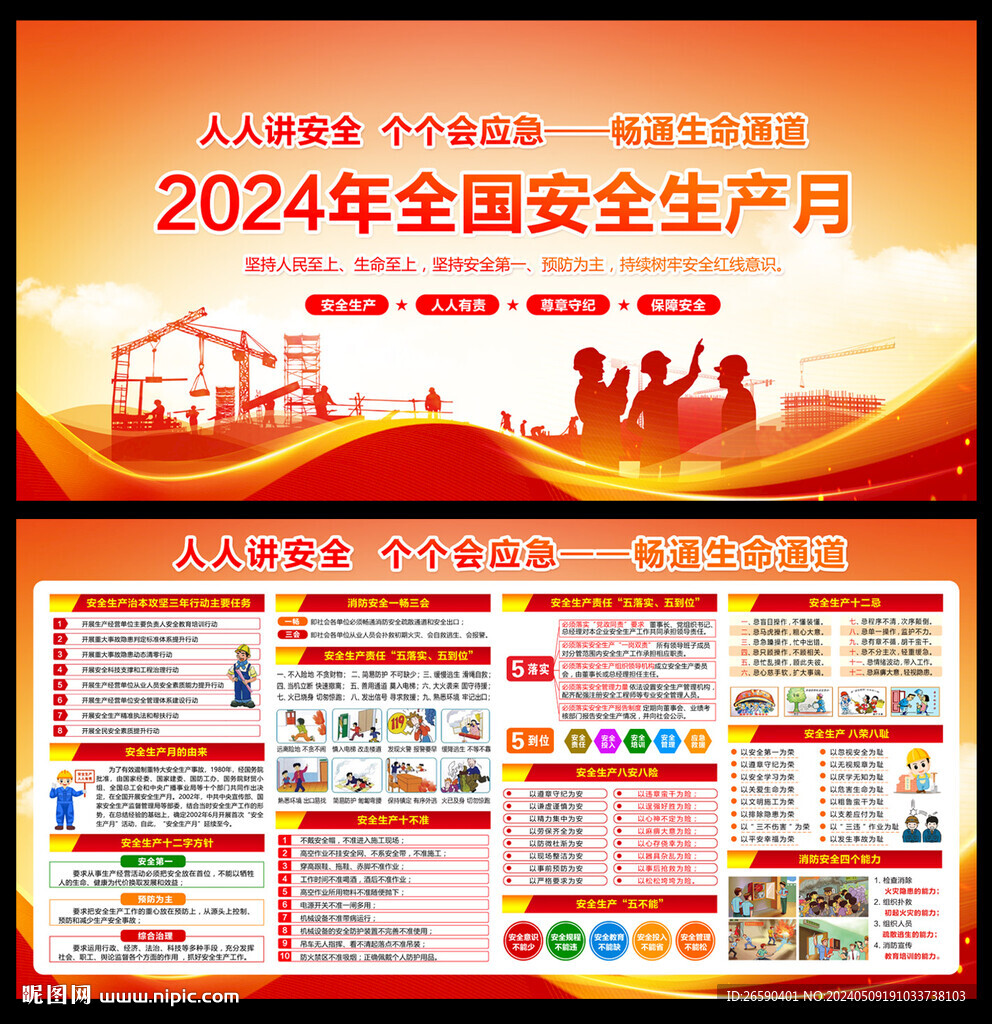 2024生产月展板