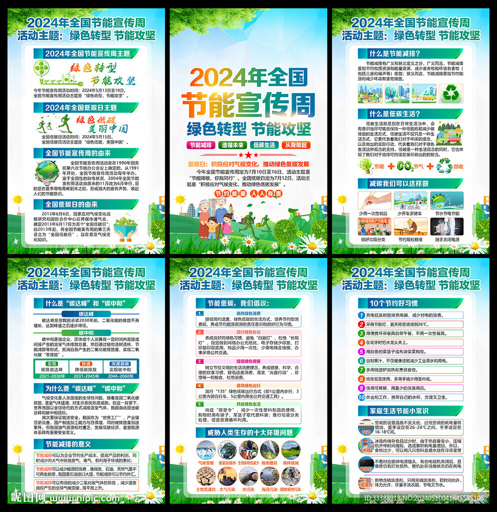 2024节能减排海报