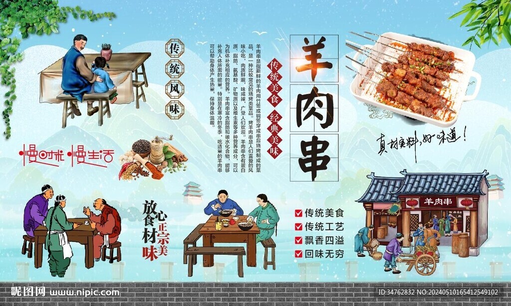 羊肉串