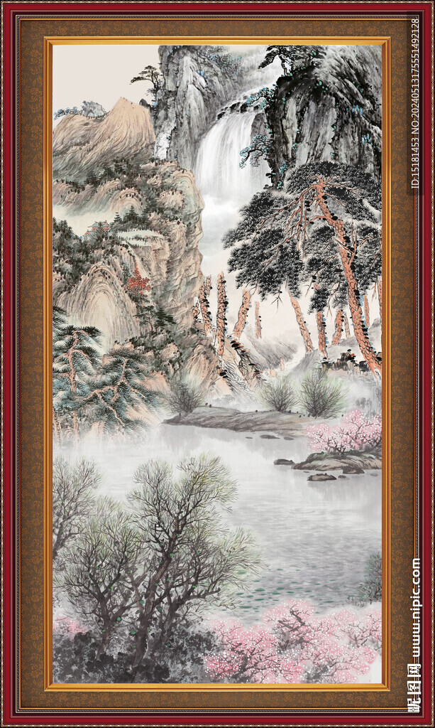 巨幅山水画