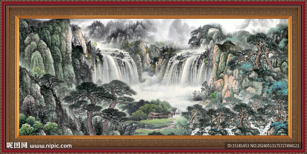 巨幅山水画