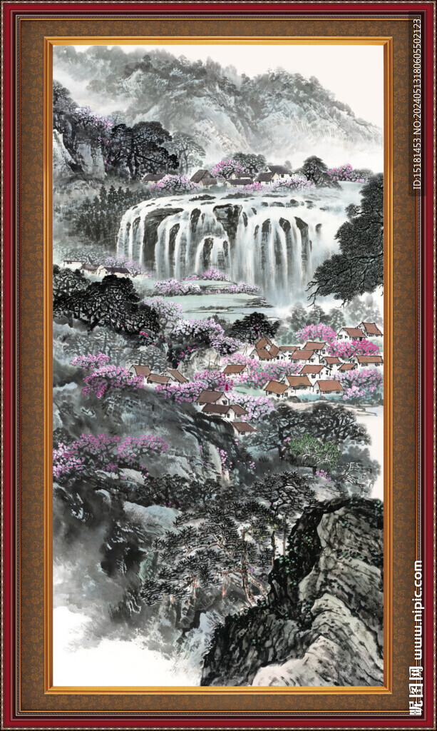 巨幅山水画 