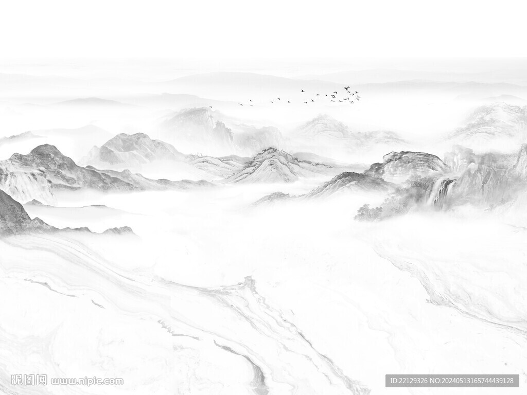 新中式山水画