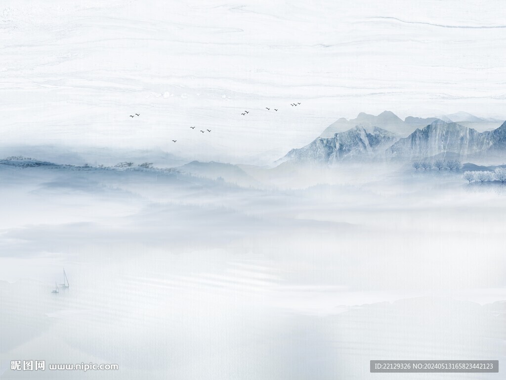 新中式水墨山水