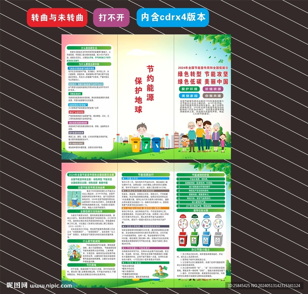 2024年节能宣传周折页