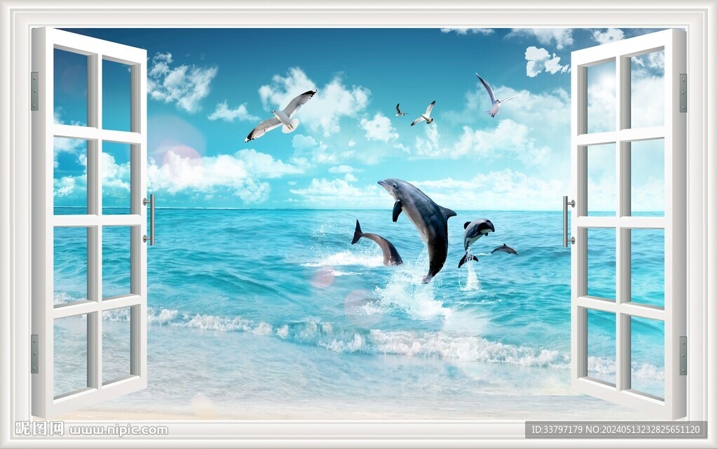 3D立体假窗海景
