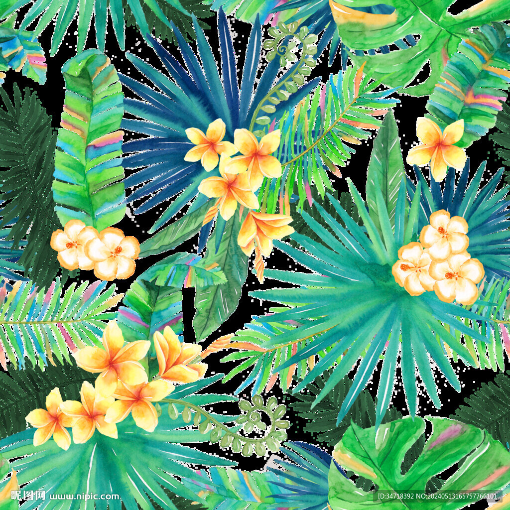 热带花