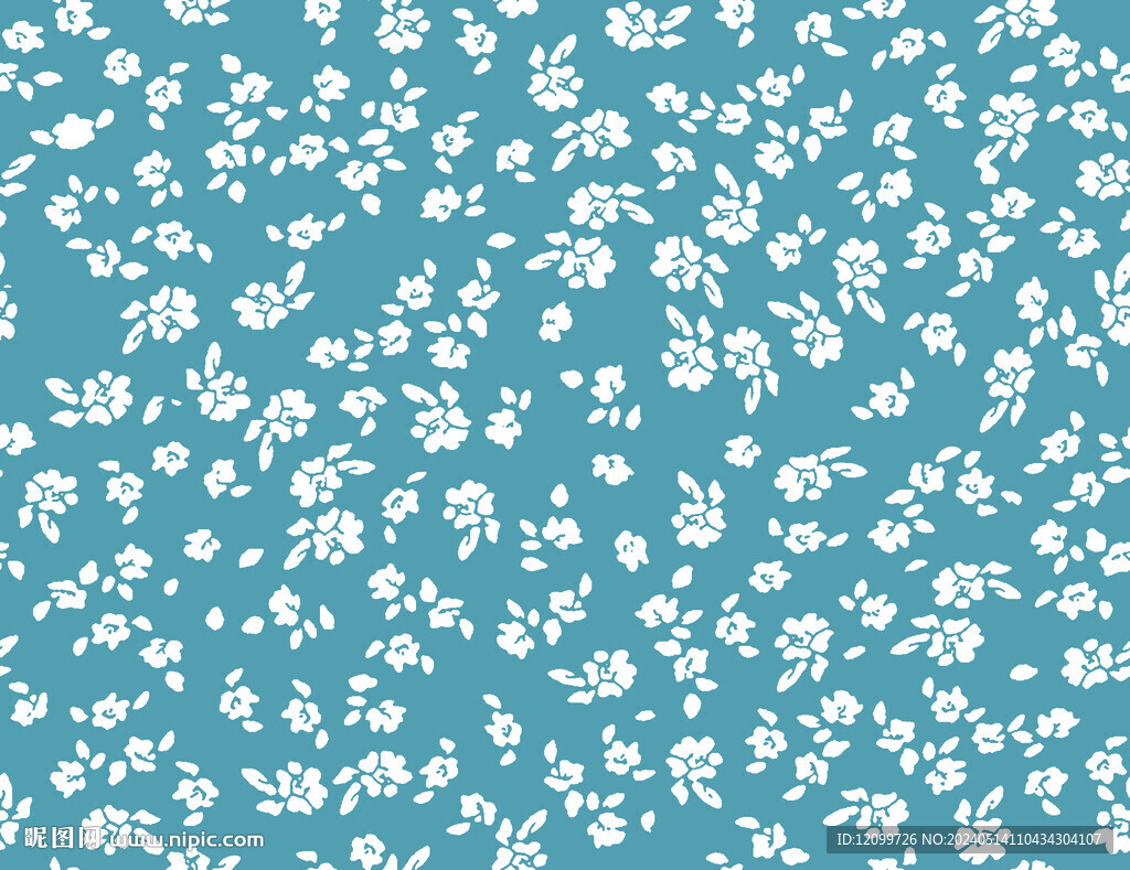 小碎花数码印花