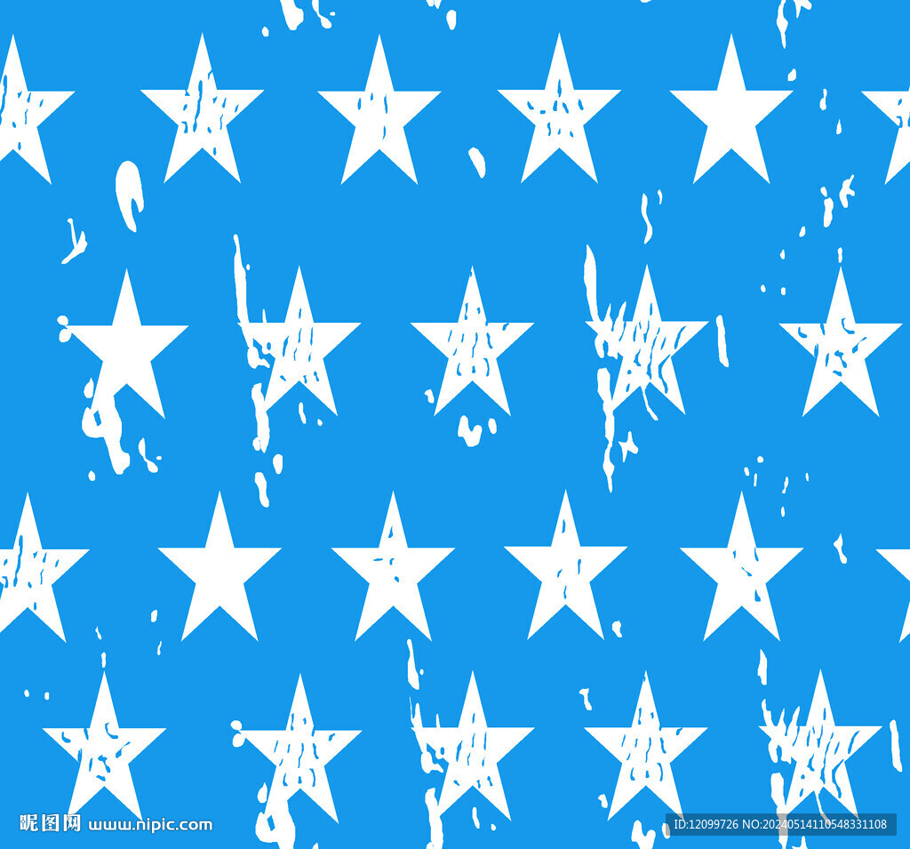 数码印花五角星