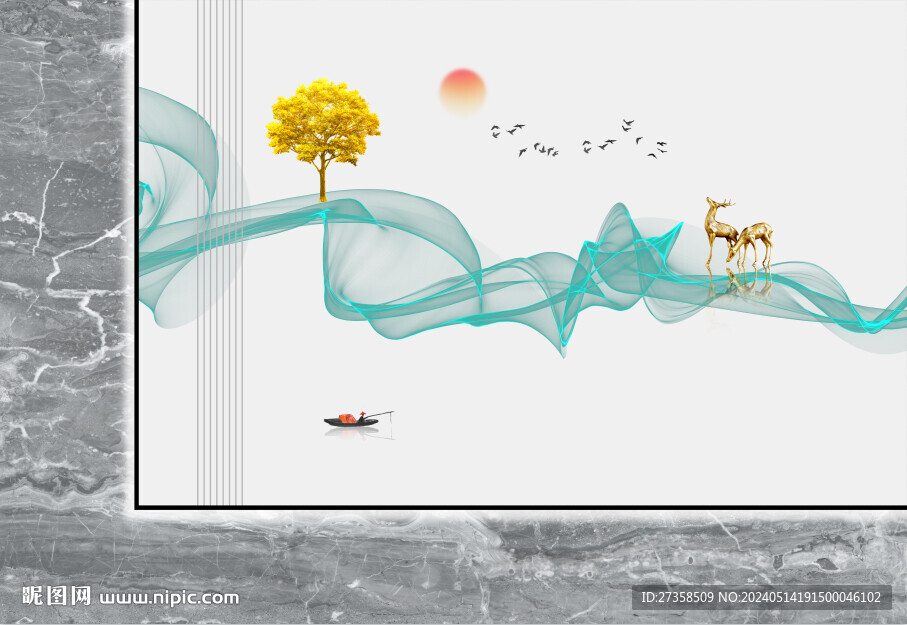 大理石纹岩板悬空背景