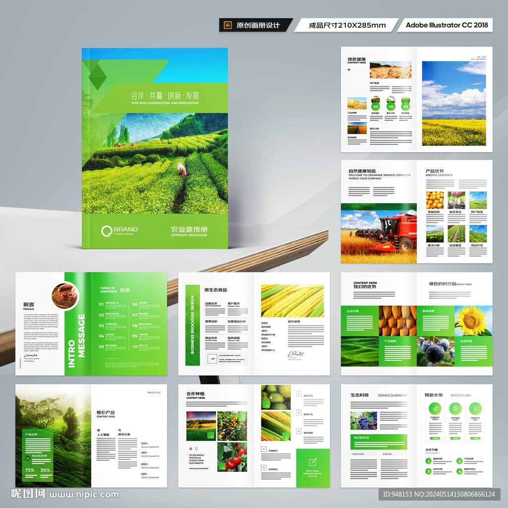 农业合作社画册