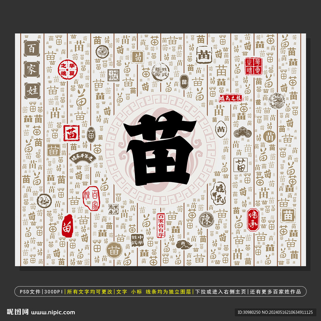 百家姓苗