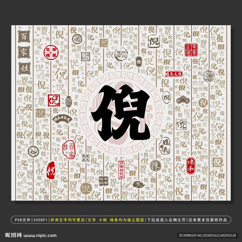 百家姓倪