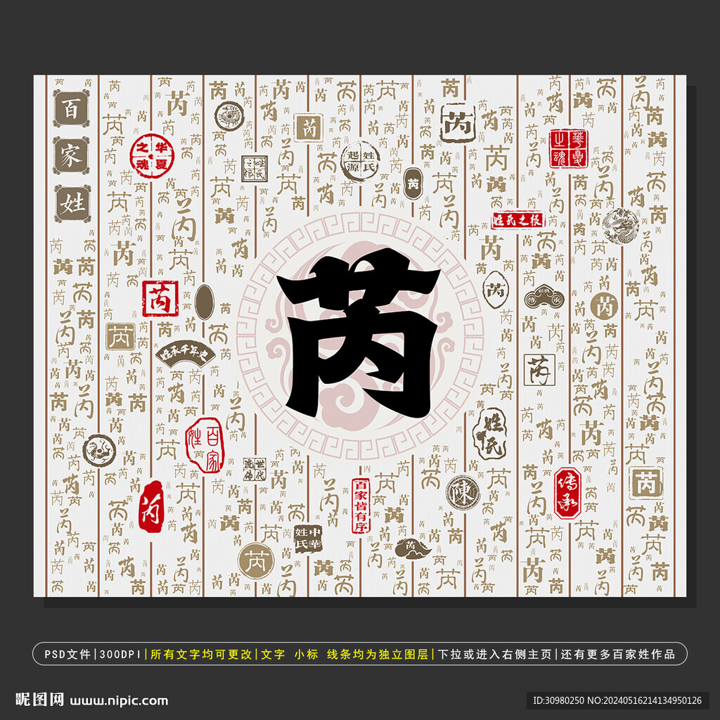 百家姓芮